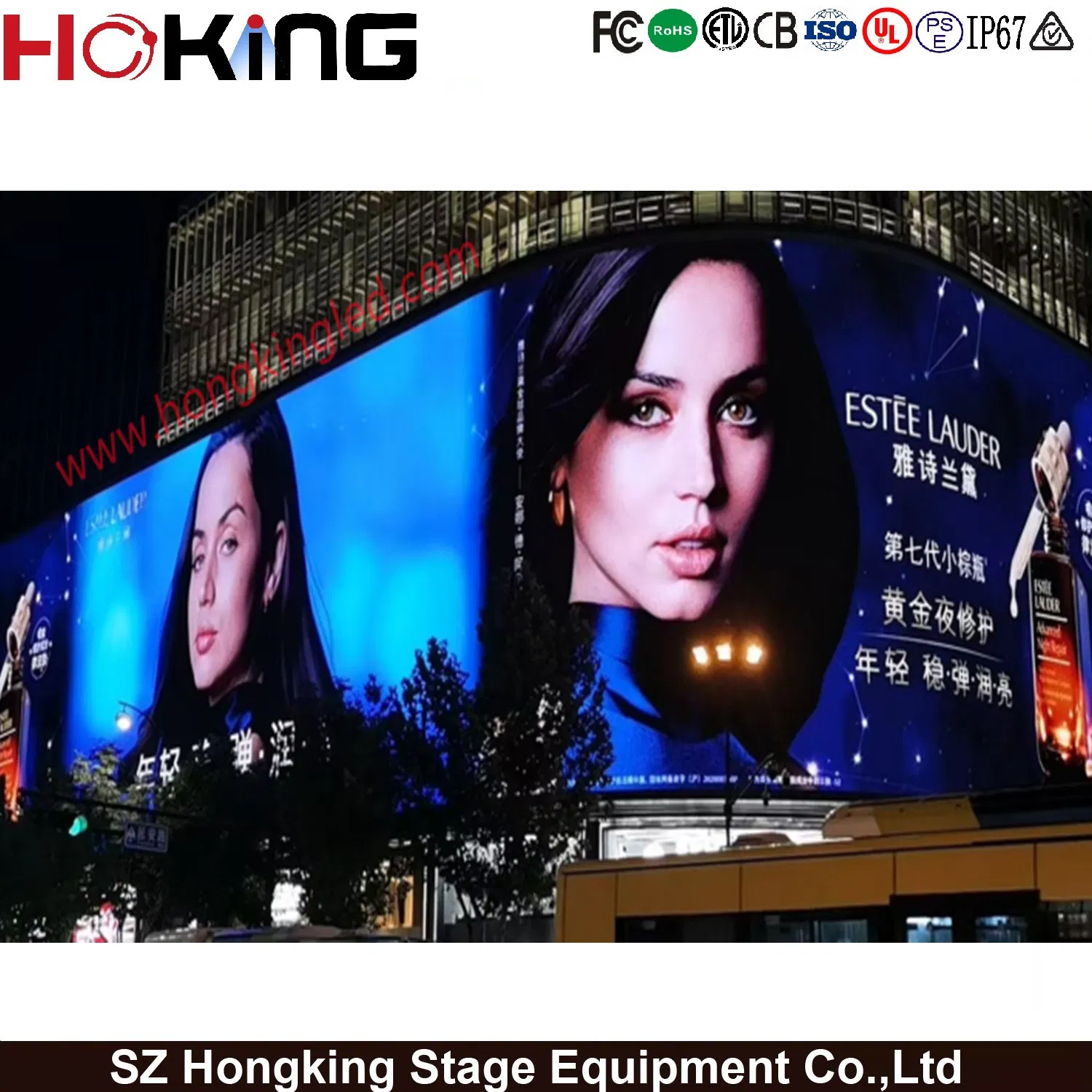 P6.67 Outdoor Fix Installation LED Billboard Front Service LED Displays for Advertising