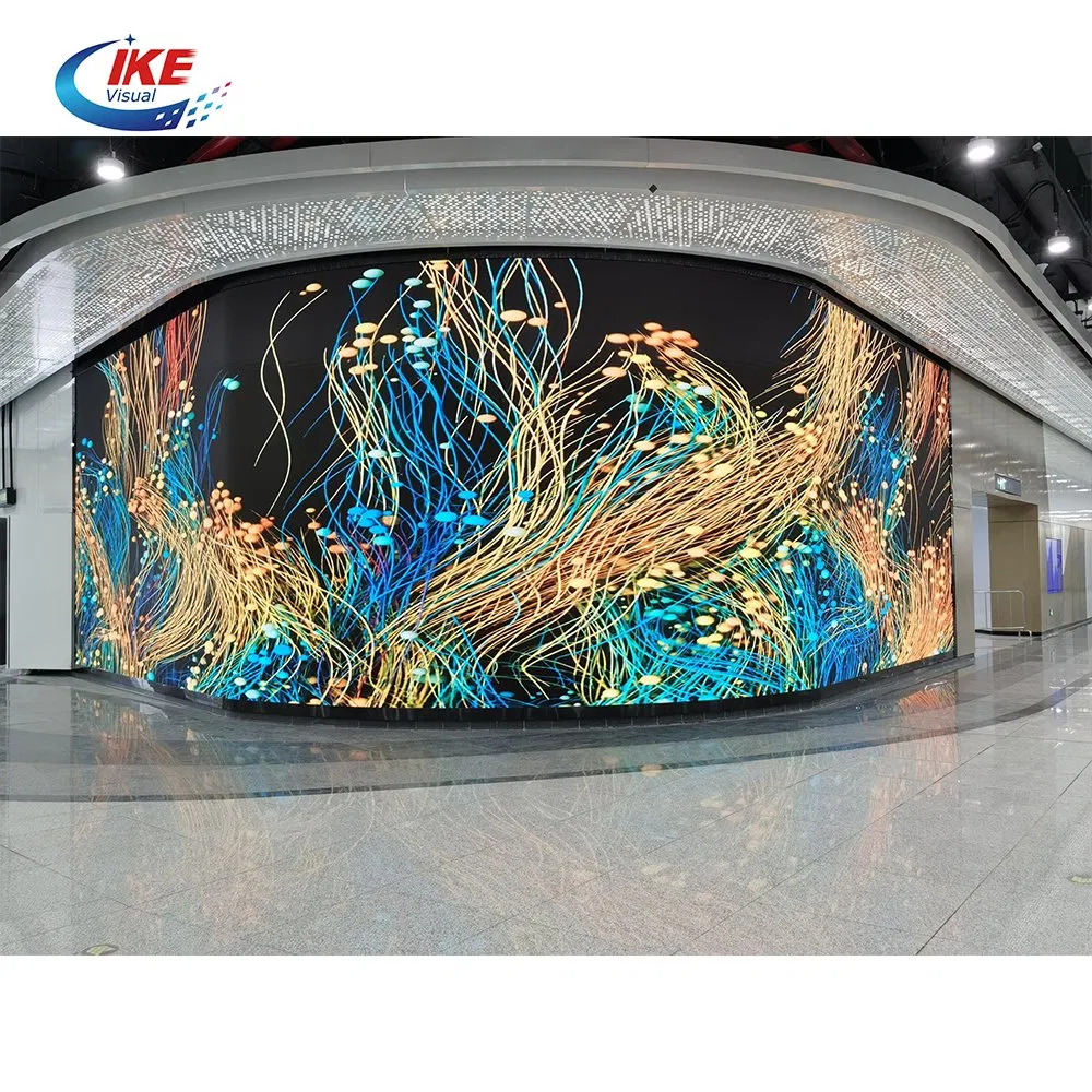 Flexible Cylinder LED Display - Seamless Curved Screen for Pillar Wrapping &amp; Mobile Video Wall