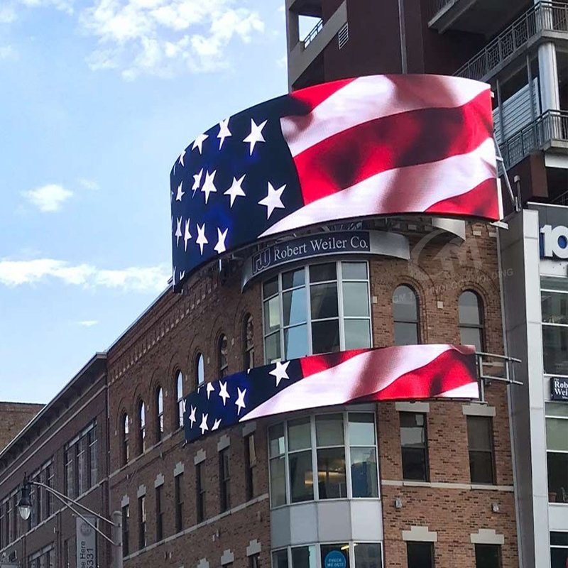 Outdoor P4 Large Screen 3D Naked Eye LED Display