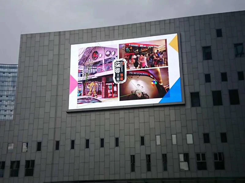 Front Service Commercial Digital Display Board P8 Outdoor LED Display
