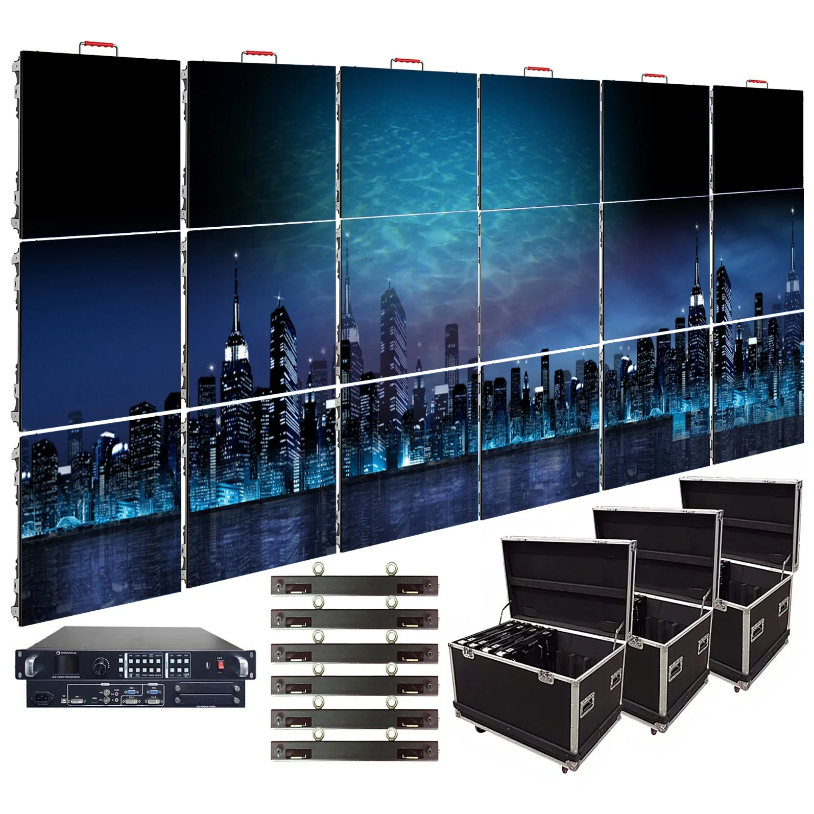 P2.5 P3.91 P4.81 P5 P6 P8 P10 Full Color Waterproof Advertising Price TV Billboard Outdoor Video Wall Module Screen Naked Eye 3D Rental LED Panel Display