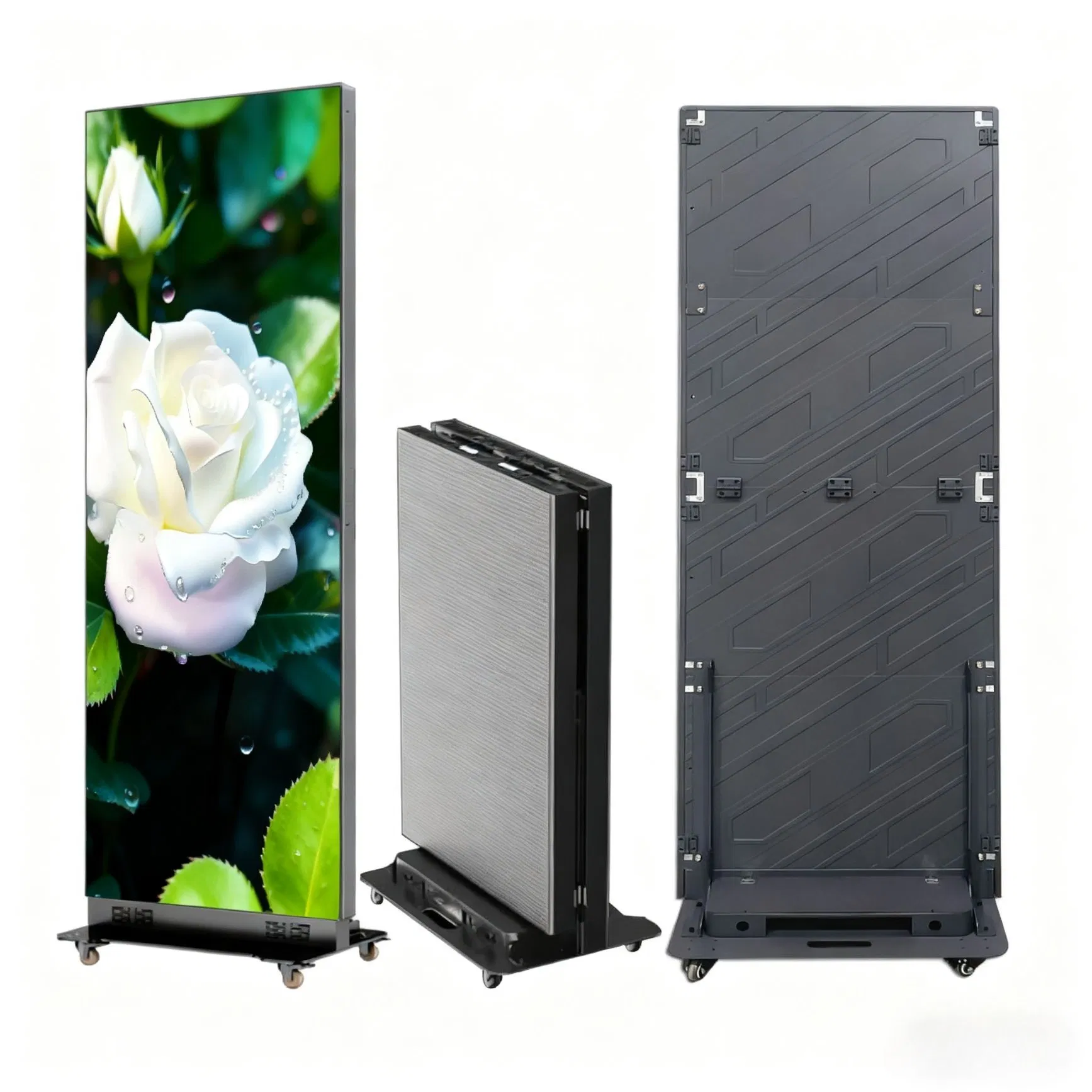 High Brightness Portable LED Display for 4G/WiFi Control for Exhibition/Events Advertising Signage Floor-Standing Digital