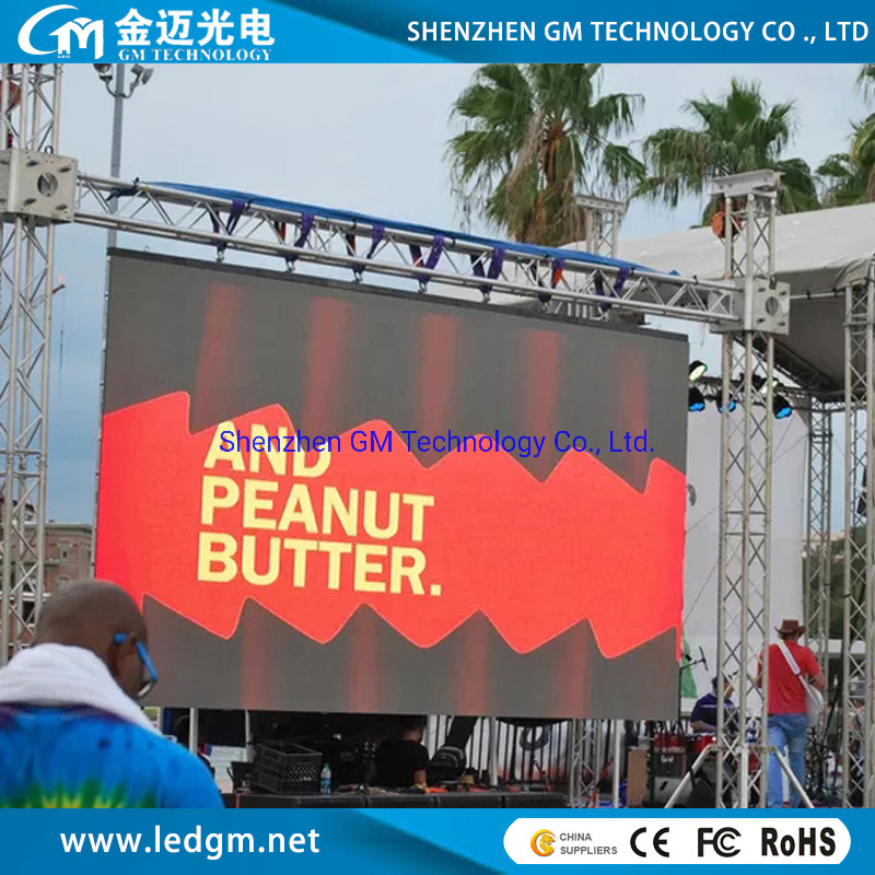 Outdoor Full HD Curve P3.91 Rental LED Display for Advertising Video Panel (500*500mm)