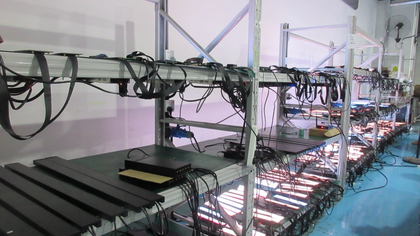 Sync LED 72-hour aging test for LED display modules in full operation