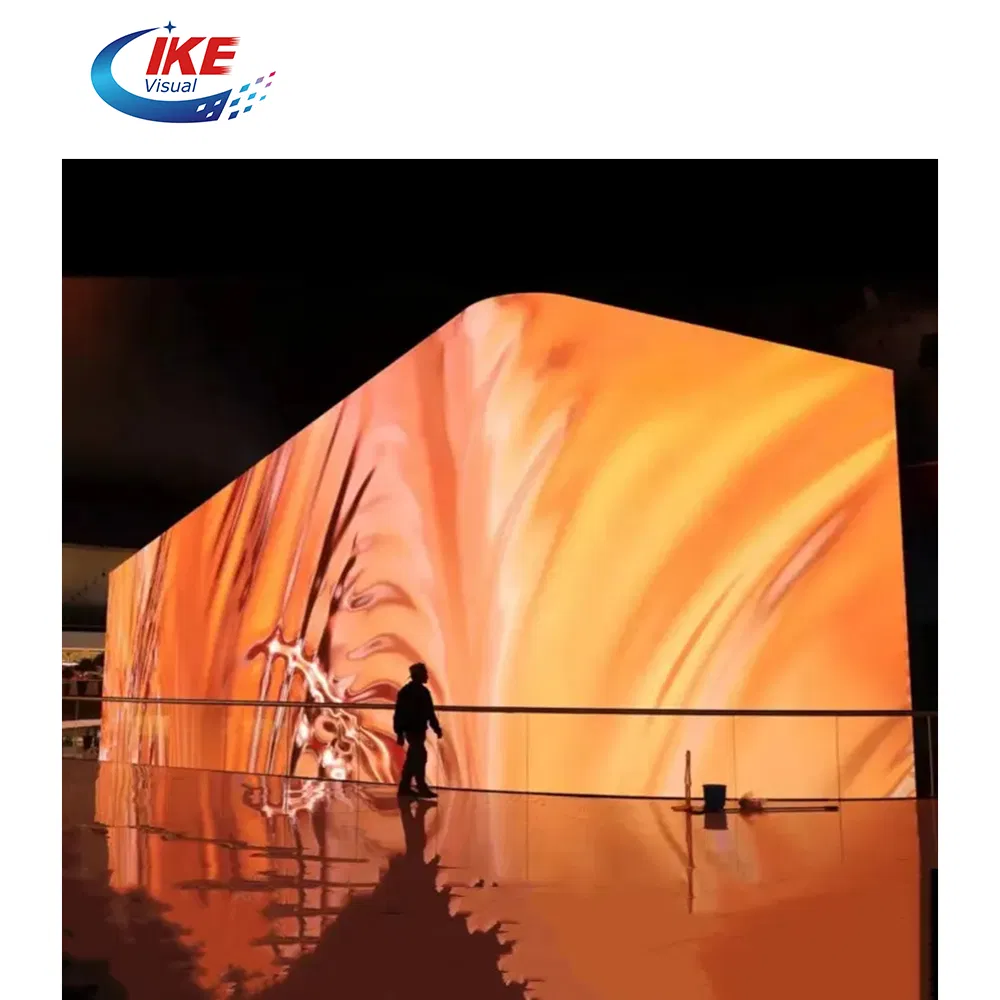 Outdoor Curve Full Color P6 IP65 LED Modules High Refresh Waterproof Fexible LED Modules Screen Display