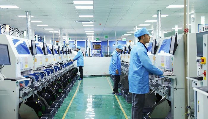 Sync LED SMT automated assembly line with precision soldering equipment