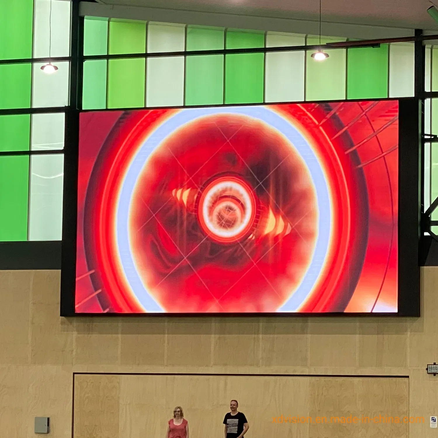 Pantalla de video LED de pared de mosaico a color completo SMD para interiores sin costuras