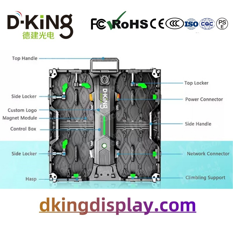 Indoor Rental Flat Curve Interior Exterior Front Maintence P2.604 LED Screen Stage LED Video Wall LED Display