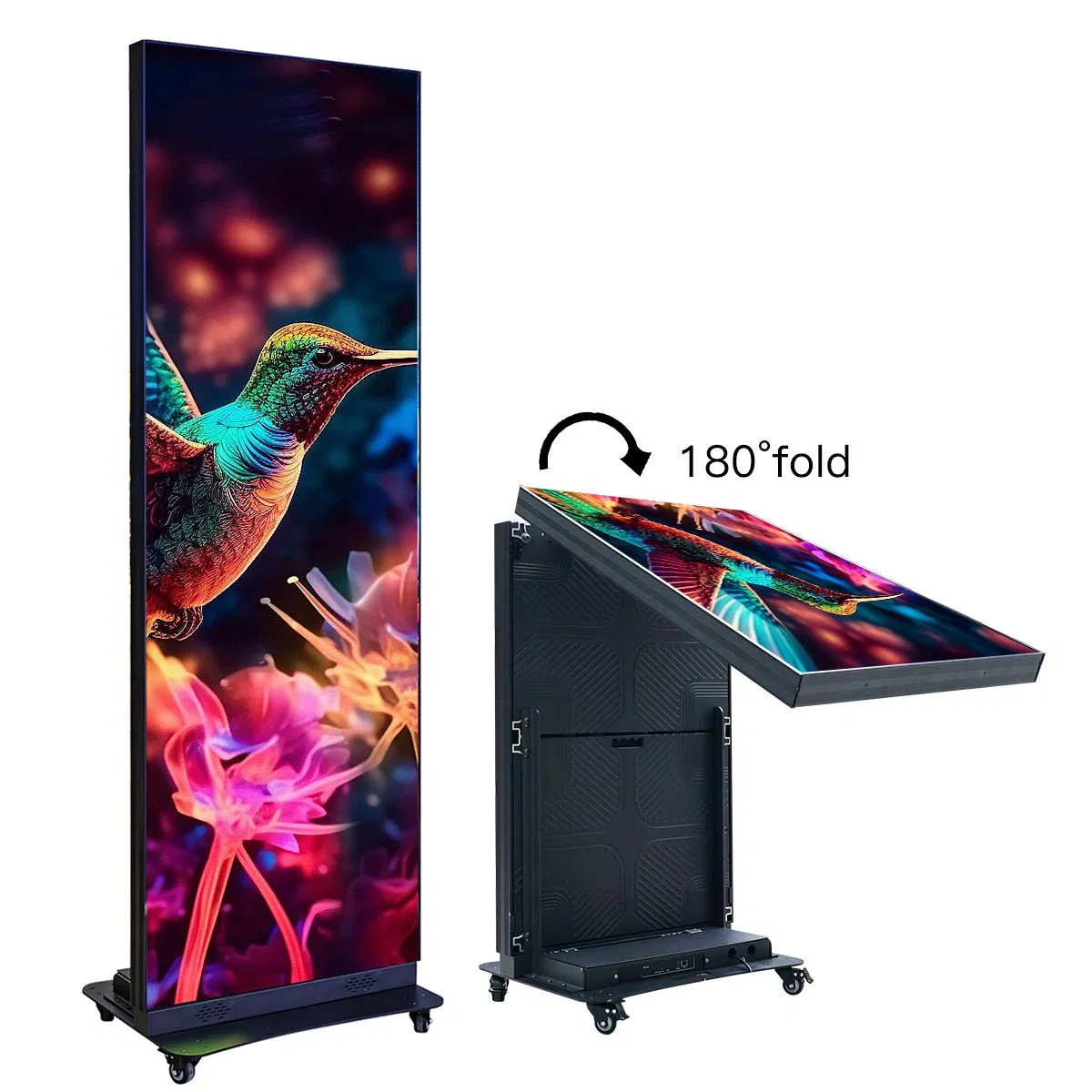 Indoor Smart LED Poster Full HD P2 P1.86 P1.53 IP65 Rating Standing Display for Advertising Digital Signage Event Display