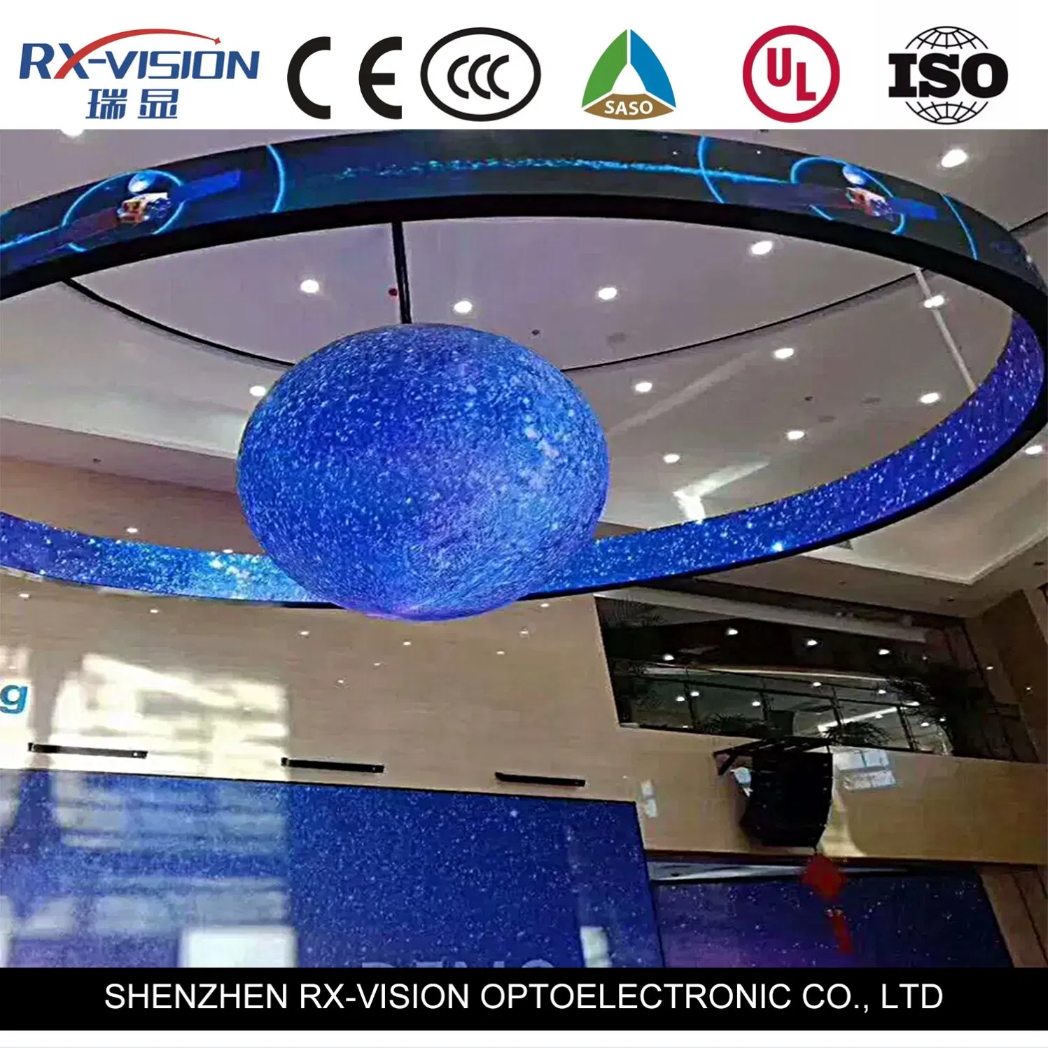Indoor P1.57 Full Color LED Display Flexible Curve LED Display Screen