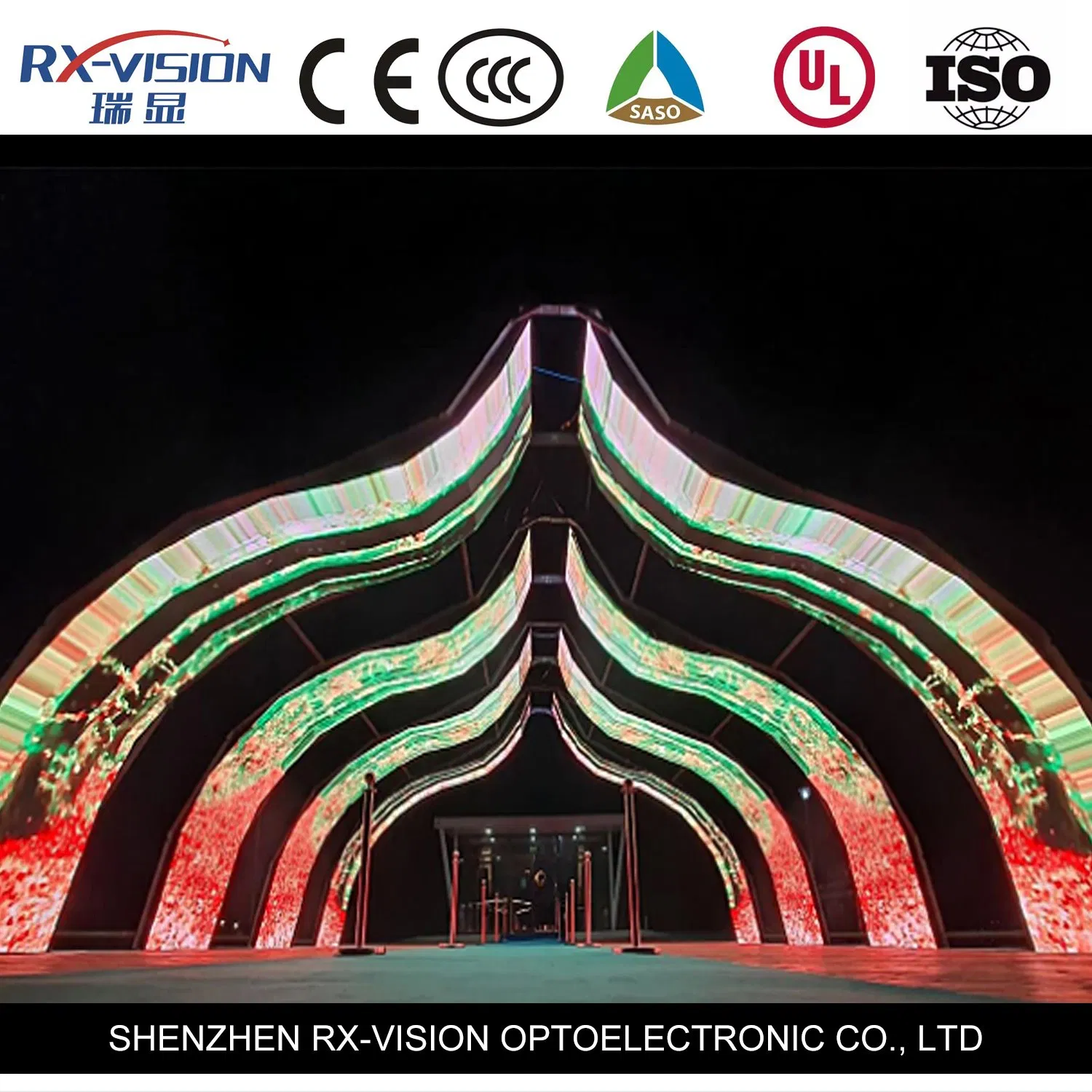 Indoor P1.57 Full Color LED Display Flexible Curve LED Display Screen