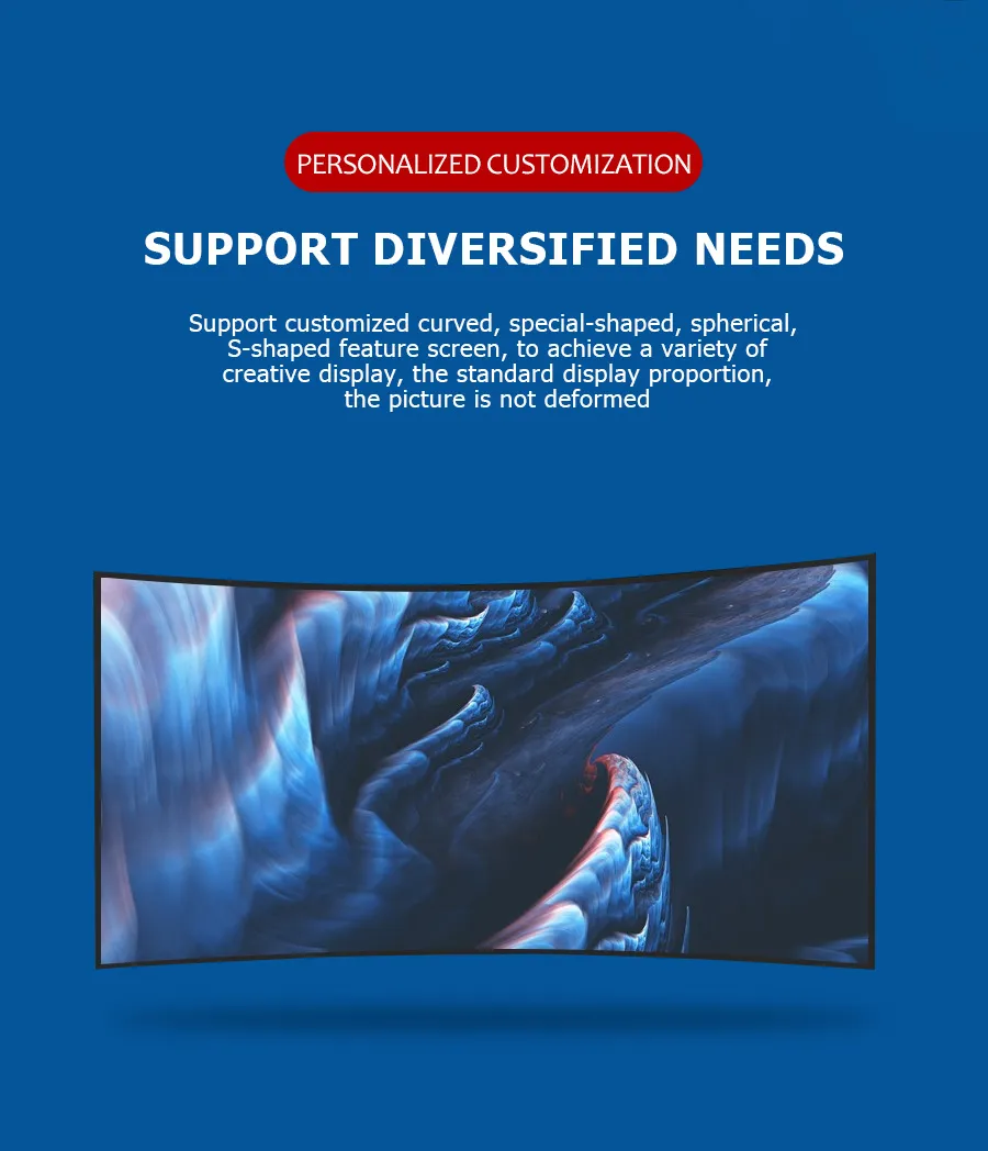 Curved LED Screen Visuals