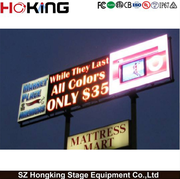 10000nits High Brightness Outdoor P6 LED Display Video Billboard of Pillar