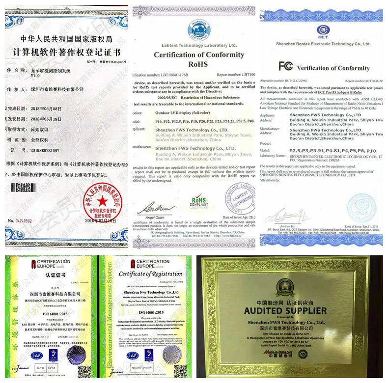 Certificates