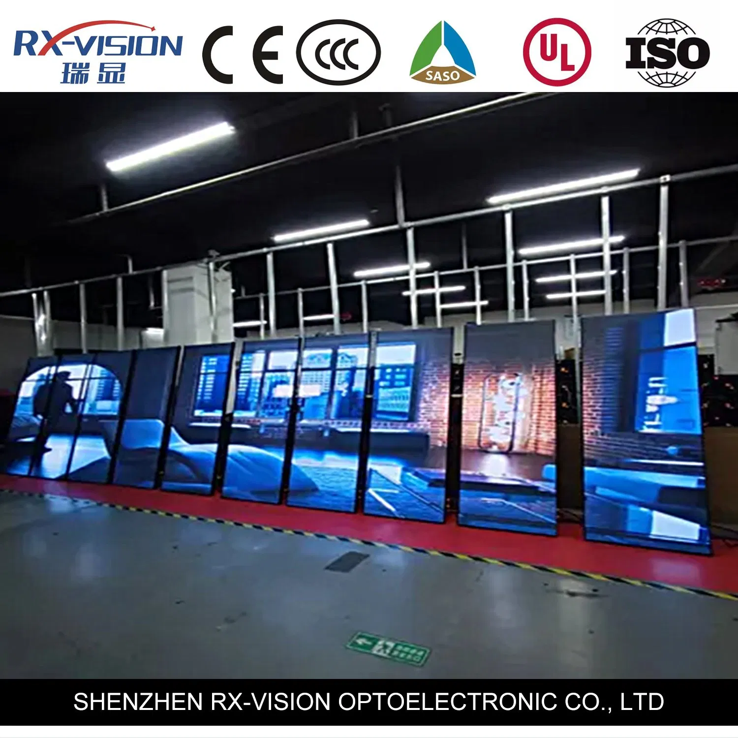 Poster P1.8 P2.0 P2.5 P3.076 Digital Video Indoor Floor Standing Advertising LED Poster Display Mobile LED Poster Screen