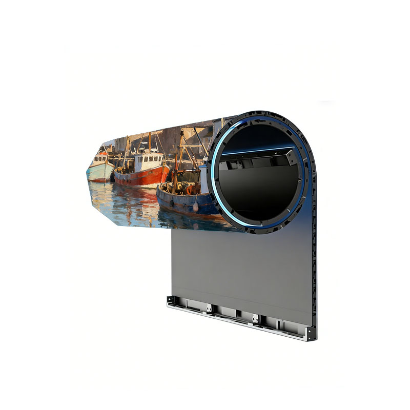 Pantalla LED enrollable interactiva P2.6 plegable rodante