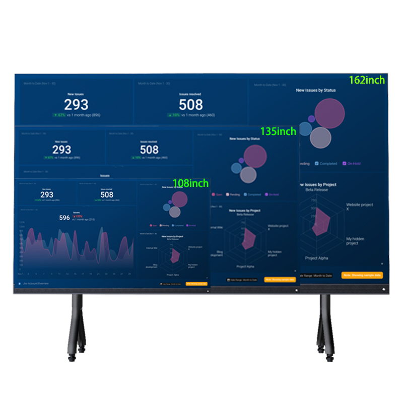 Indoor Floor Standing Touch Screen Whiteboard Interactive LED Wall Panel All in One LED Display