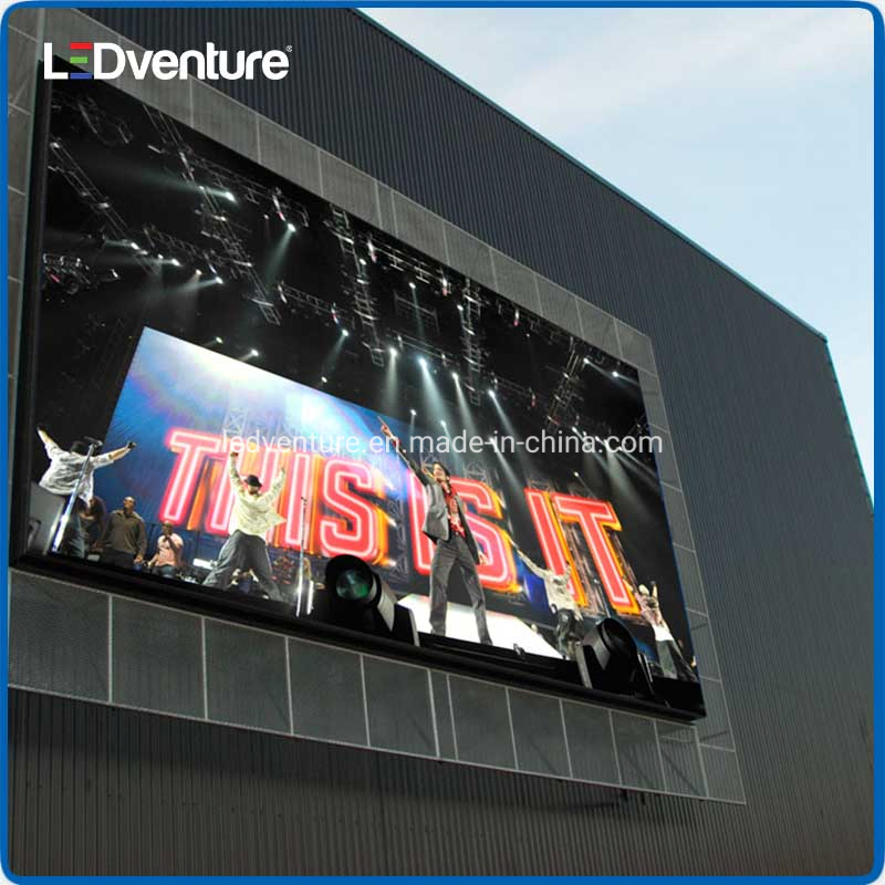P4.8 Outdoor Front Service High Contrast Rate LED Curved Display