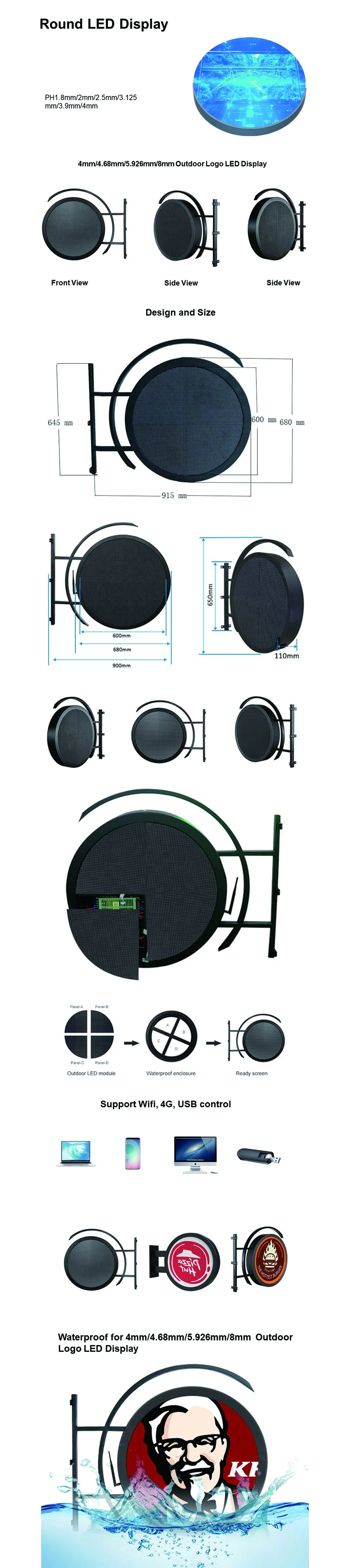 Circular LED Display