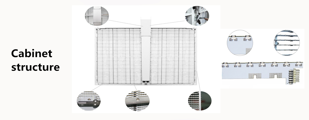 Indoor LED Transparent Display 1000X500mm Transparent Digital Advertising Display P3.9-P7.8 Video Wall LED Screen