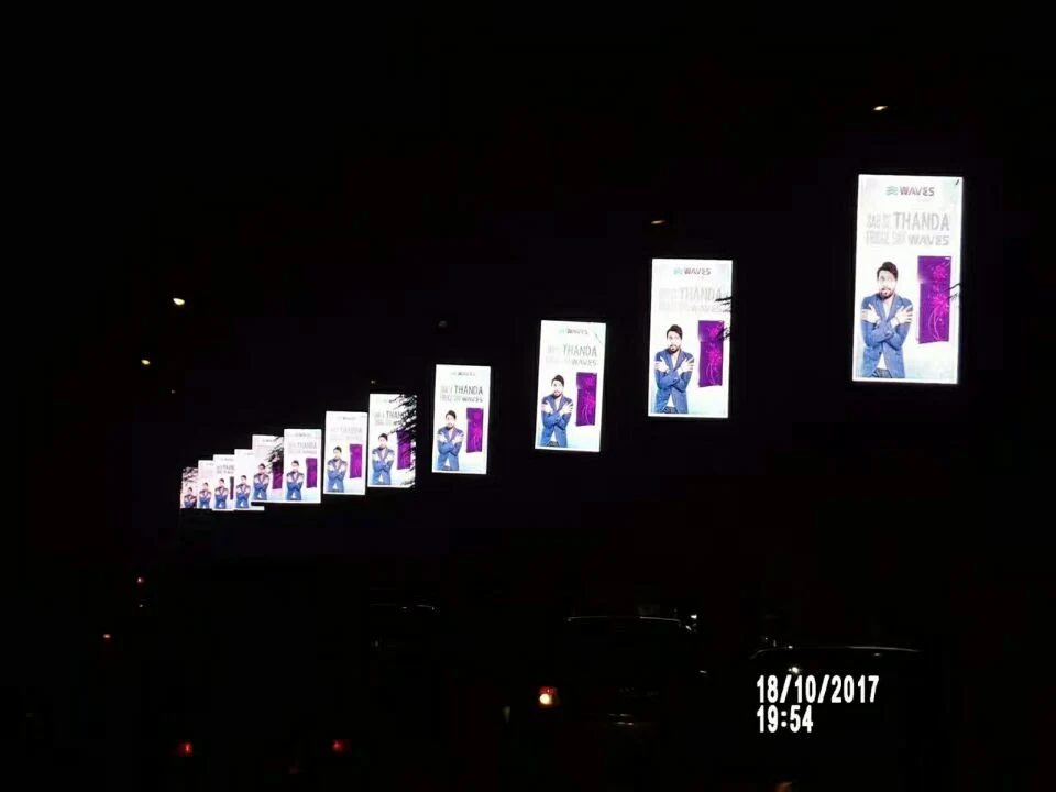 Outdoor Street Pillar Fixed Waterproof P5 LED Video Screen Panel Display