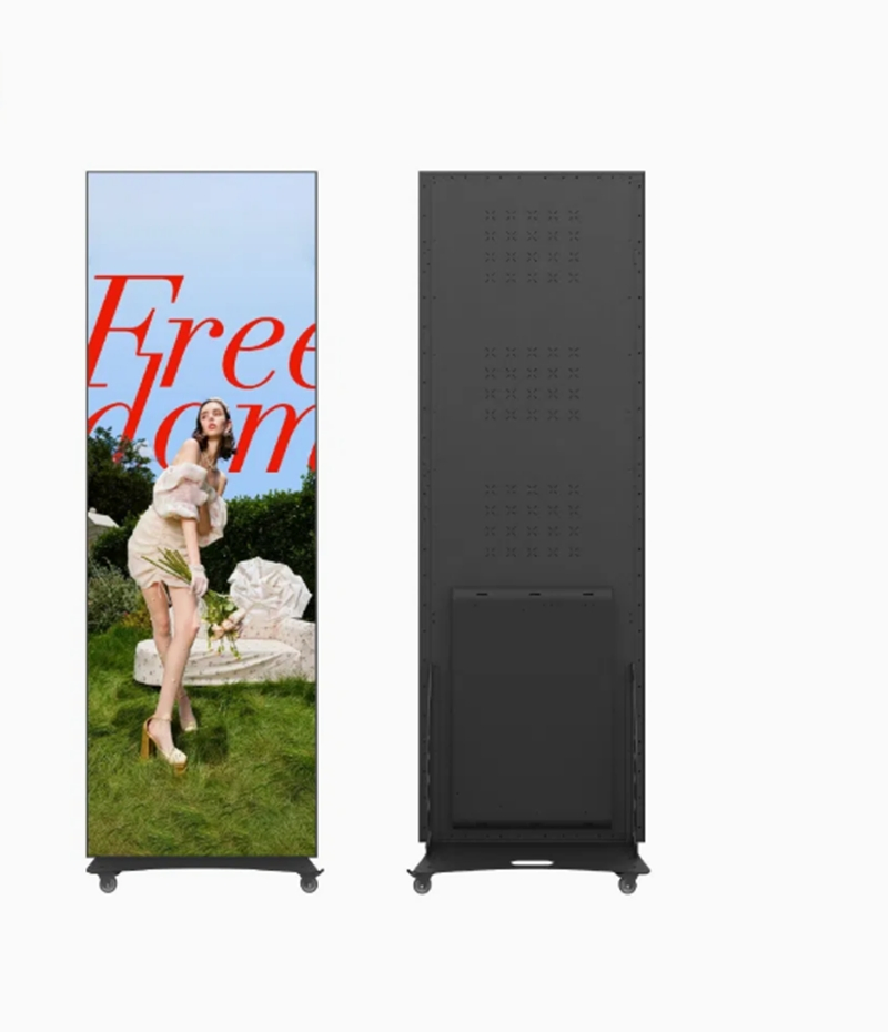 P2 Portable Floor-Style Shopping Mall LED Advertising Poster Sign LED Display