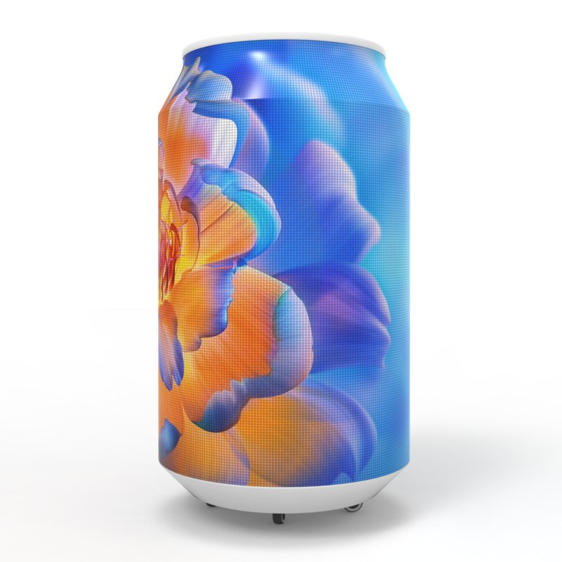 Cola Versatile LED Screen Can Beer Advertising Can Shape Flexible LED Display