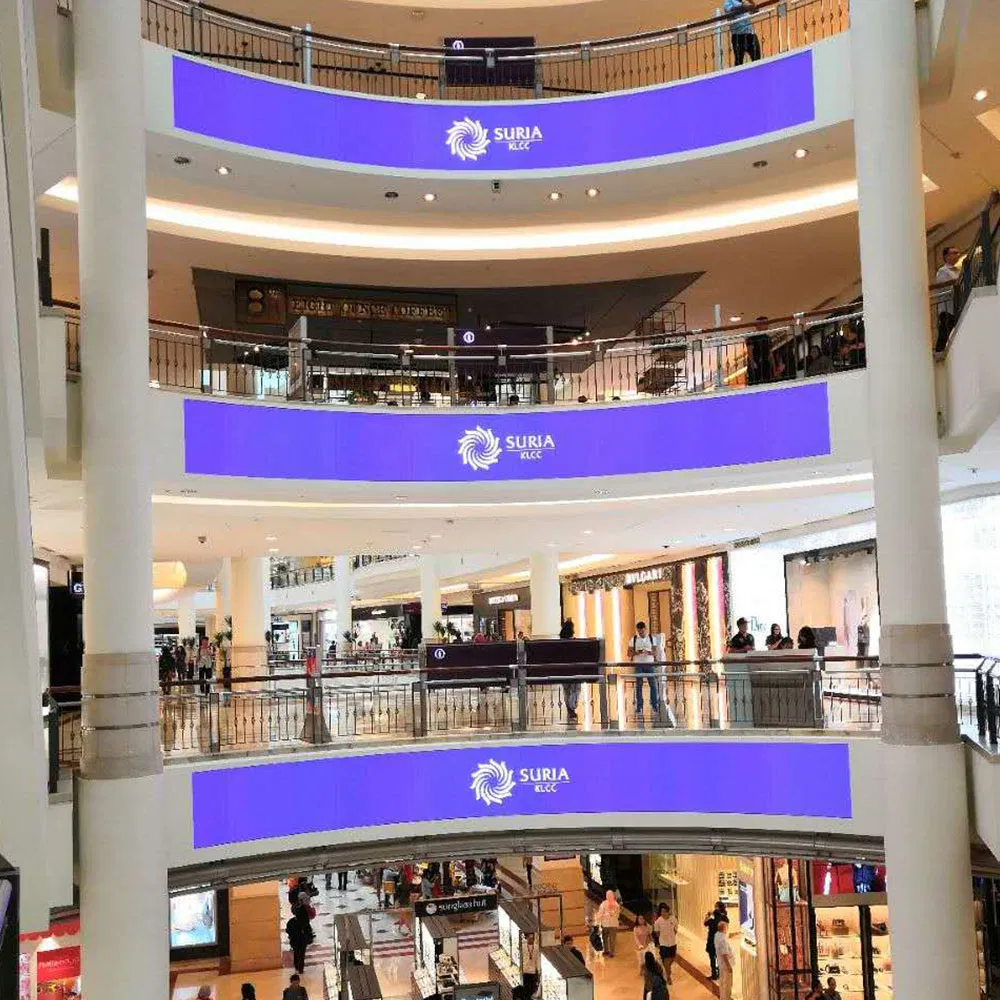 Indoor flexible soft module circle led display