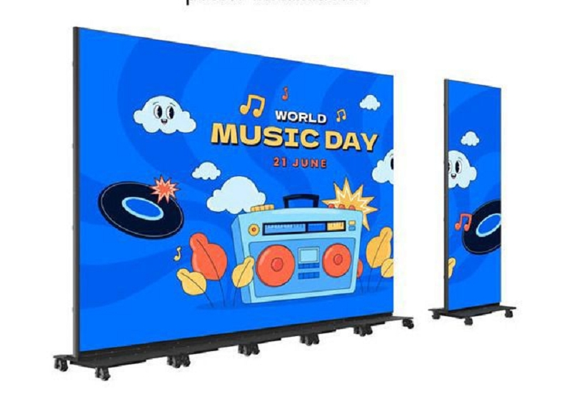 Venta Caliente Pantalla LED Plegable de Póster HD Interior en el Mercado de Nueva Zelanda