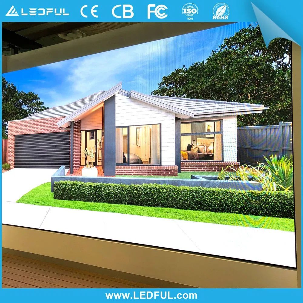 P2.6 LED Screen Video Wall for Store Display with 90 Degree Seamless Pillar Shape