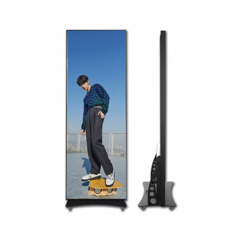 P2.5 Pantalla LED publicitaria inteligente portátil de unión sin costuras 640*1920mm