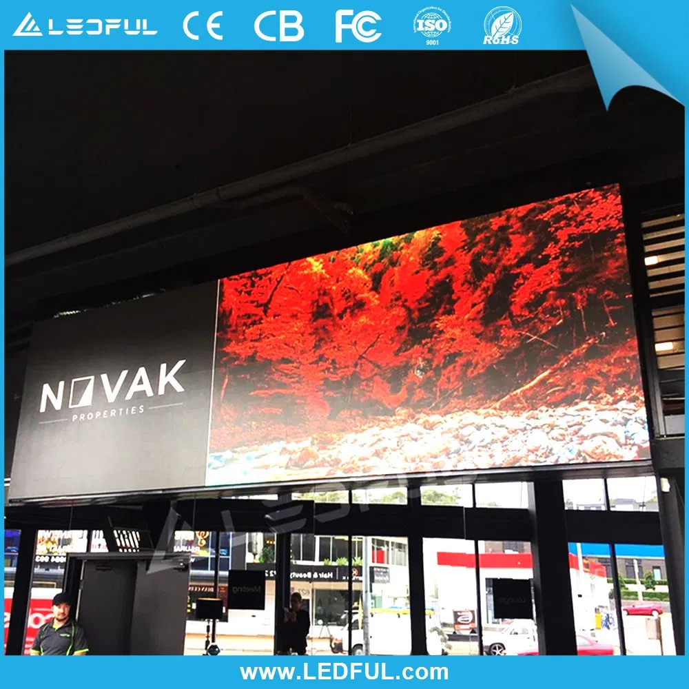 Outdoor Signage P6 Pole Standing WiFi Control Digital Advertising Billboard Pillar Mounted Street LED Screen Display