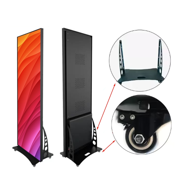 LED Video Poster Publicity Screen Digital Marketing Advertising Display Floor Standing