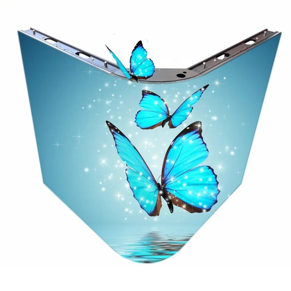 High Quality Rental Advertising Right Angle LED 3D Naked Eye Screen Display