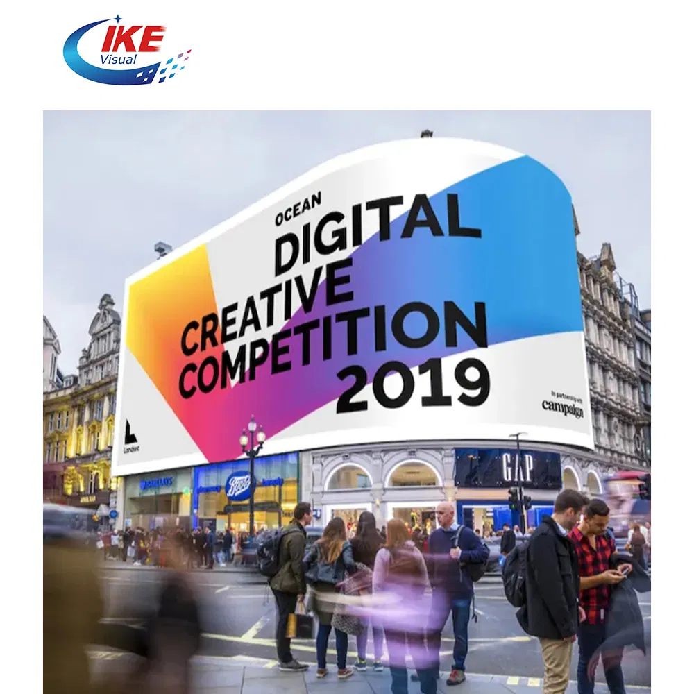 Outdoor Curve Full Color P6 IP65 LED Modules High Refresh Waterproof Fexible LED Modules Screen Display