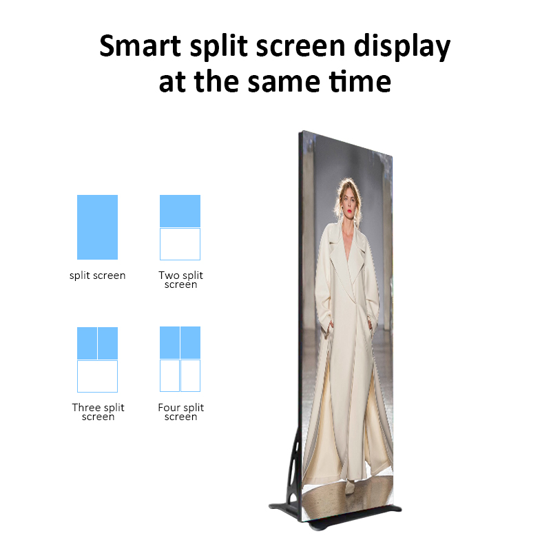 Indoor LED Screen P1.86 P2 P2.5 LED Poster Display Full Color Digital Signage and Display for Shopping Mall LED Poster