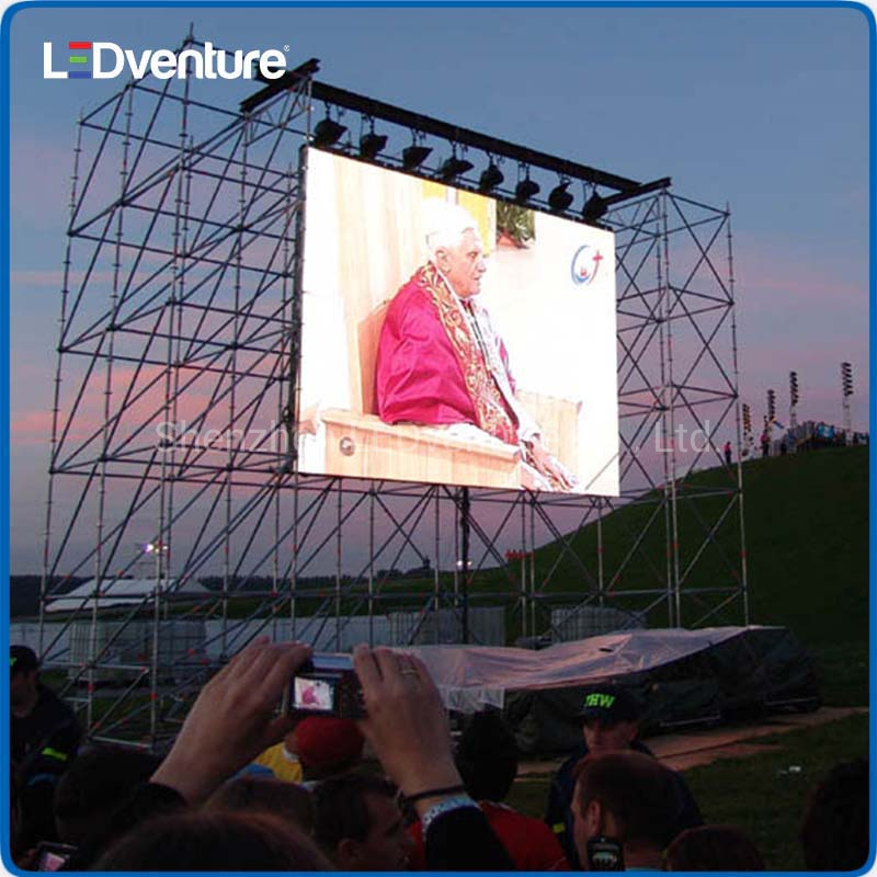 Outdoor P4.81 High Quality Advertising Rental Video Wall Curve LED Display