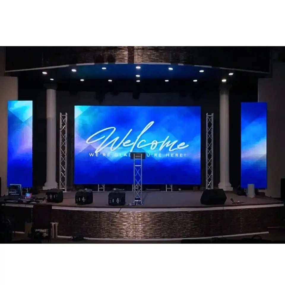 Hot Selling LED Screenp3.91 1r1g1b Outdoor Front Back Service for Advertising Rental Video Wall Panel Big Display