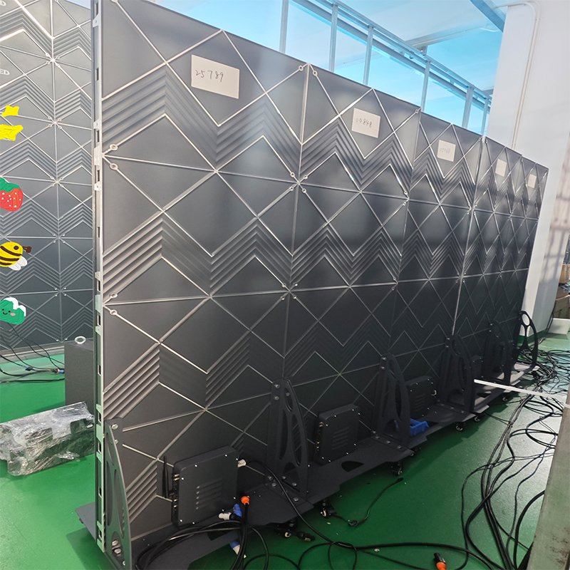 P1.25/P1.5/P1.8 Pantalla de cartel LED plegable, pantalla publicitaria LED portátil y plegable