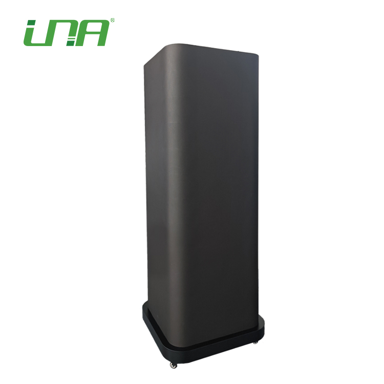 Indoor Advertising 4-Sides Eye-Naked 3D LED Video Screen Display with Wheels