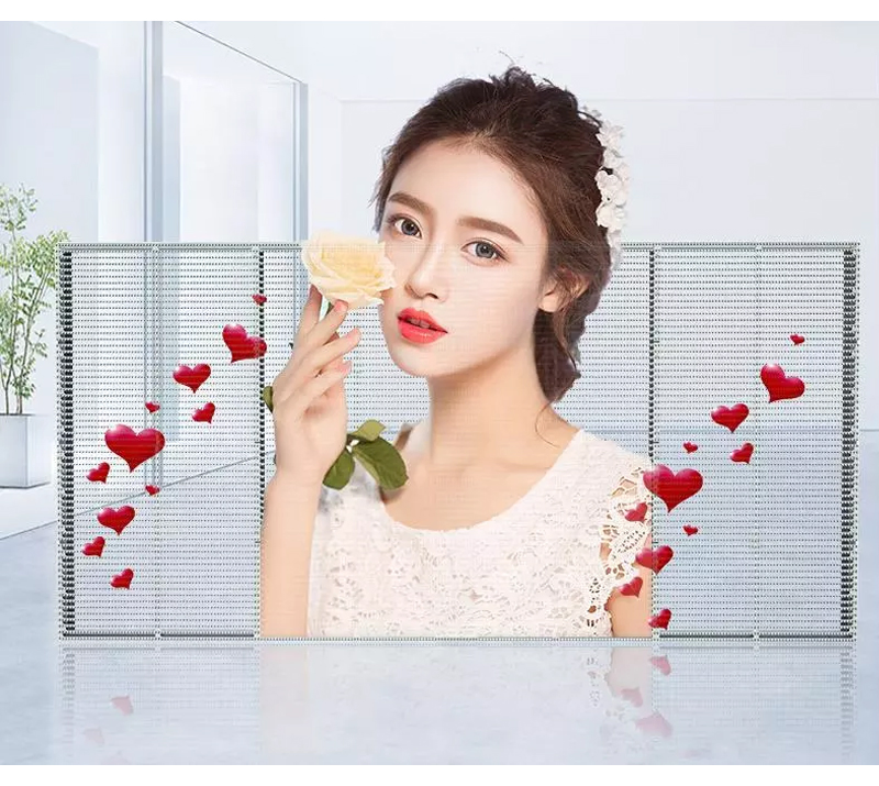 Ultra-Thin High-Transmission Glass Curtain Wall LED Display Screen Customized Transparent LED Advertising Video Display for Glass Windows