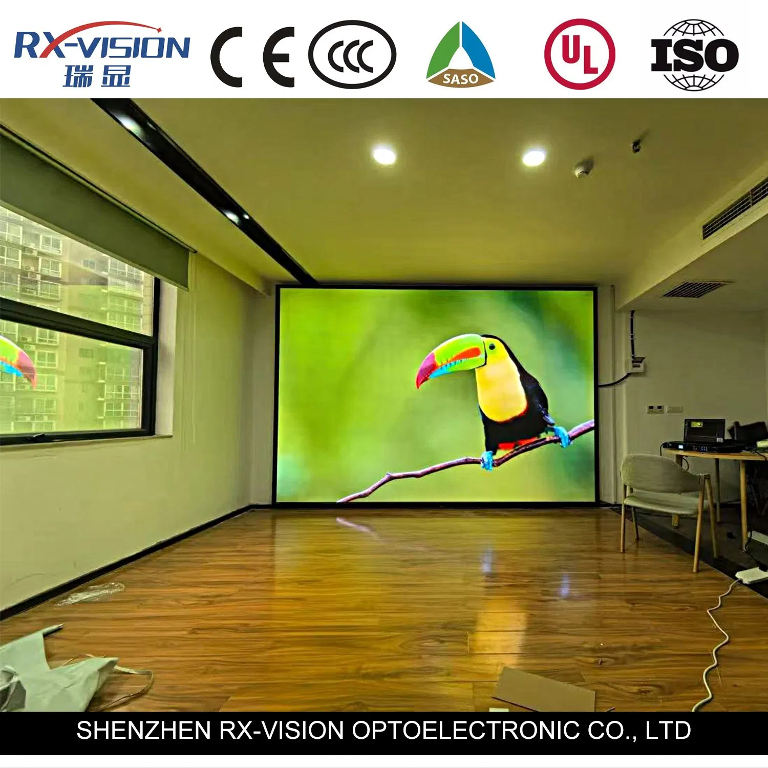Indoor Fixed P1.25 High Resolution Small Fine Pitch Pixel Advertising LED Display