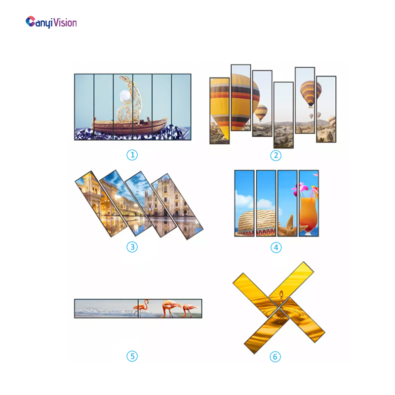 P2.5 LED Video Display Movable LED Display Screen Customized Size Indoor LED Poster Advertising Product Show