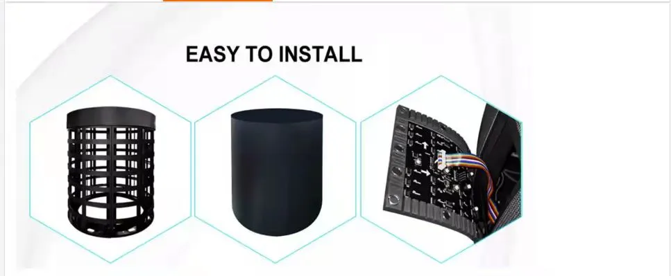 LED Display curve showcase