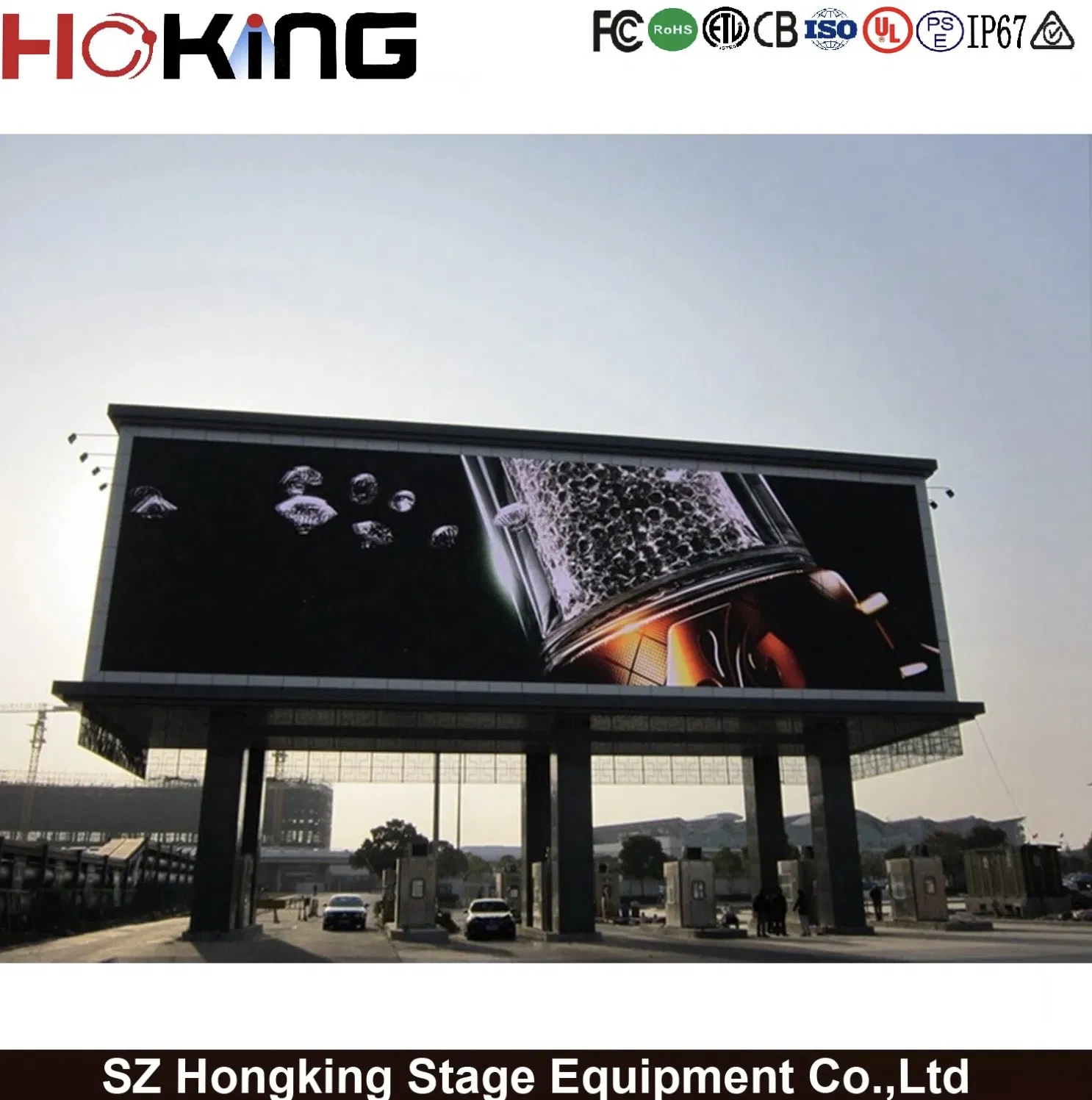 Naked Eye 3D High Brightness IP67 Waterproof Novastar Outdoor LED Display Panel