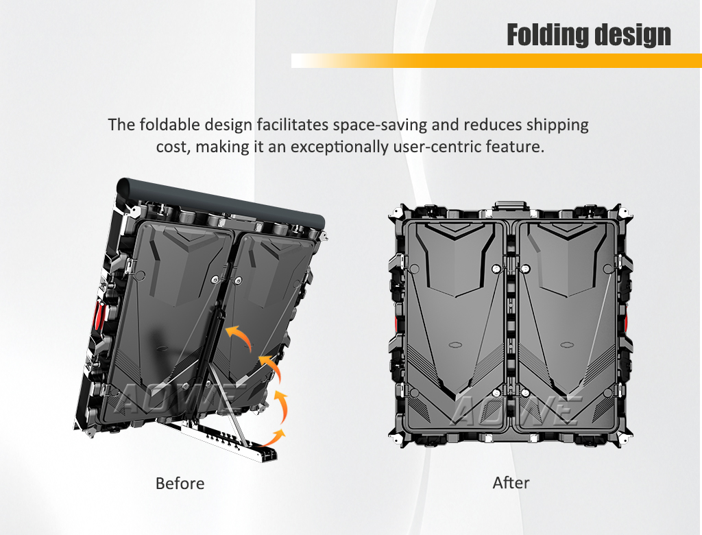 Aowe High Brightness Scoreboard Portable Sport LED Sign Board P5 P8 P10 Football Stadium Perimeter LED Screen Display