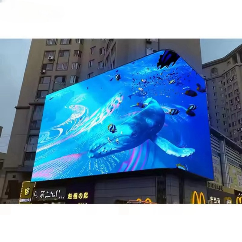 Outdoor Aluminum Cabinet P5.7 High-End IP66 3D Naked-Eye LED Screen Display