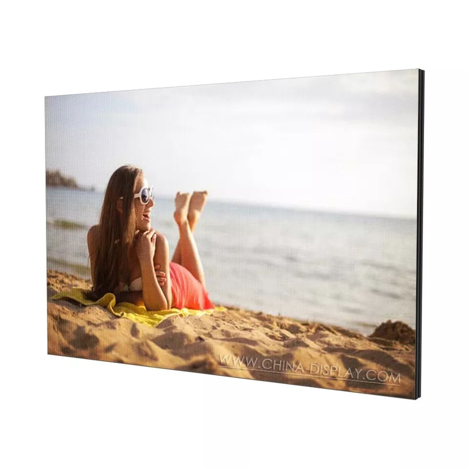 Football Live Screen P2 LED Display Panel Full Color Front Service LED Module Indoor Display Screen 39.76X20.87inch Home TV