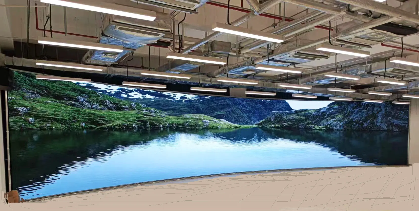 HD Full Color LED Video Wall Display Panel Indoor P2 Flexible LED Screen