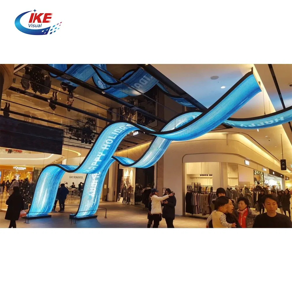 Flexible Cylinder LED Display - Seamless Curved Screen for Pillar Wrapping &amp; Mobile Video Wall